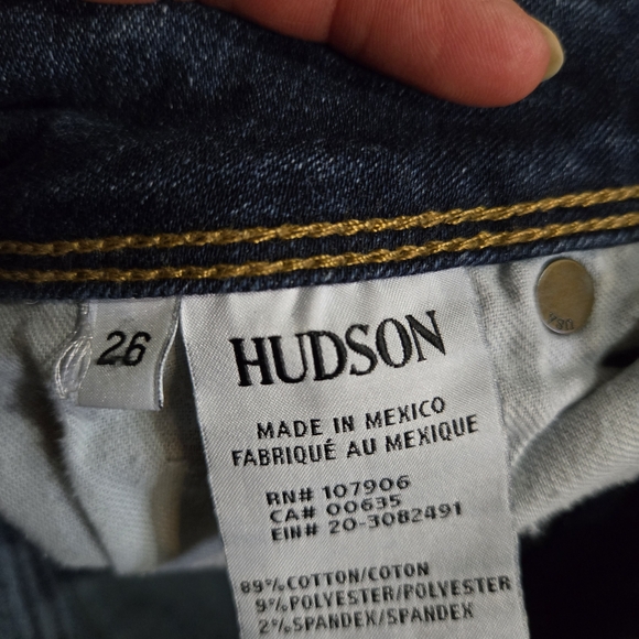 Hudson Jeans Women's Dark Wash Skinny Jeans - Picture 6 of 6